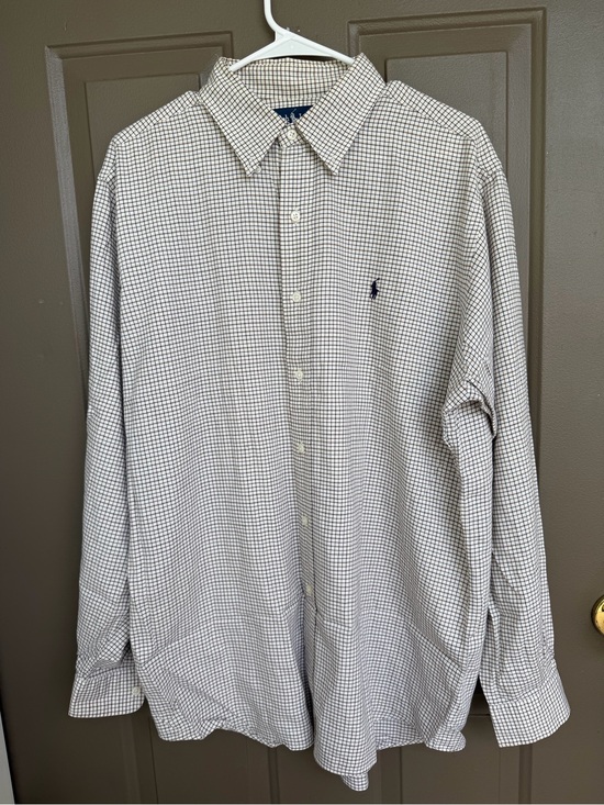 Ralph Lauren Other - Polo Ralph Lauren Ellington Button Down Shirt Mens Large Checkered 100% Cotton